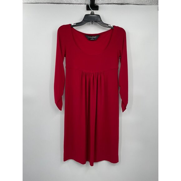 Norma Kamali Dress Womens S Used Red Stretch Excellent Used Condition - Picture 13 of 15